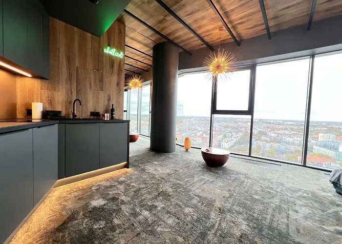 Hanza Tower - 22 Floor, Swimming Pool & Apartamento