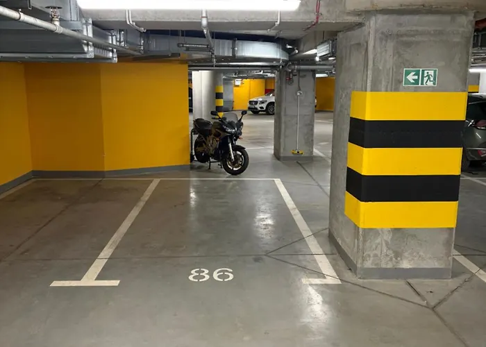 公寓 Hanza Tower - 22 Floor, Swimming Pool & 什切青